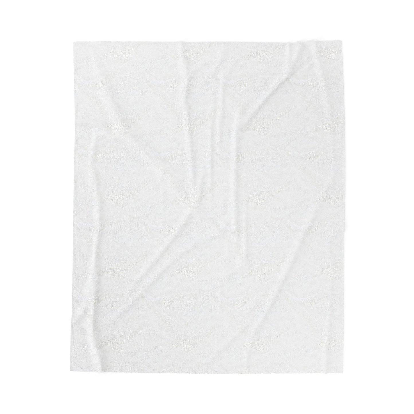 Plush Blanket - Dandelion Head Illustration of Person Walking
