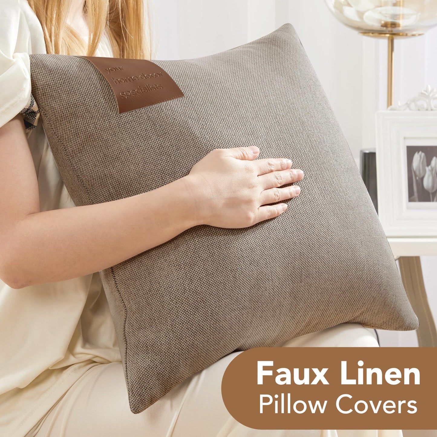 Saddle Brown Lumbar Pillow Covers, 12x20 Inch, 2PCS
