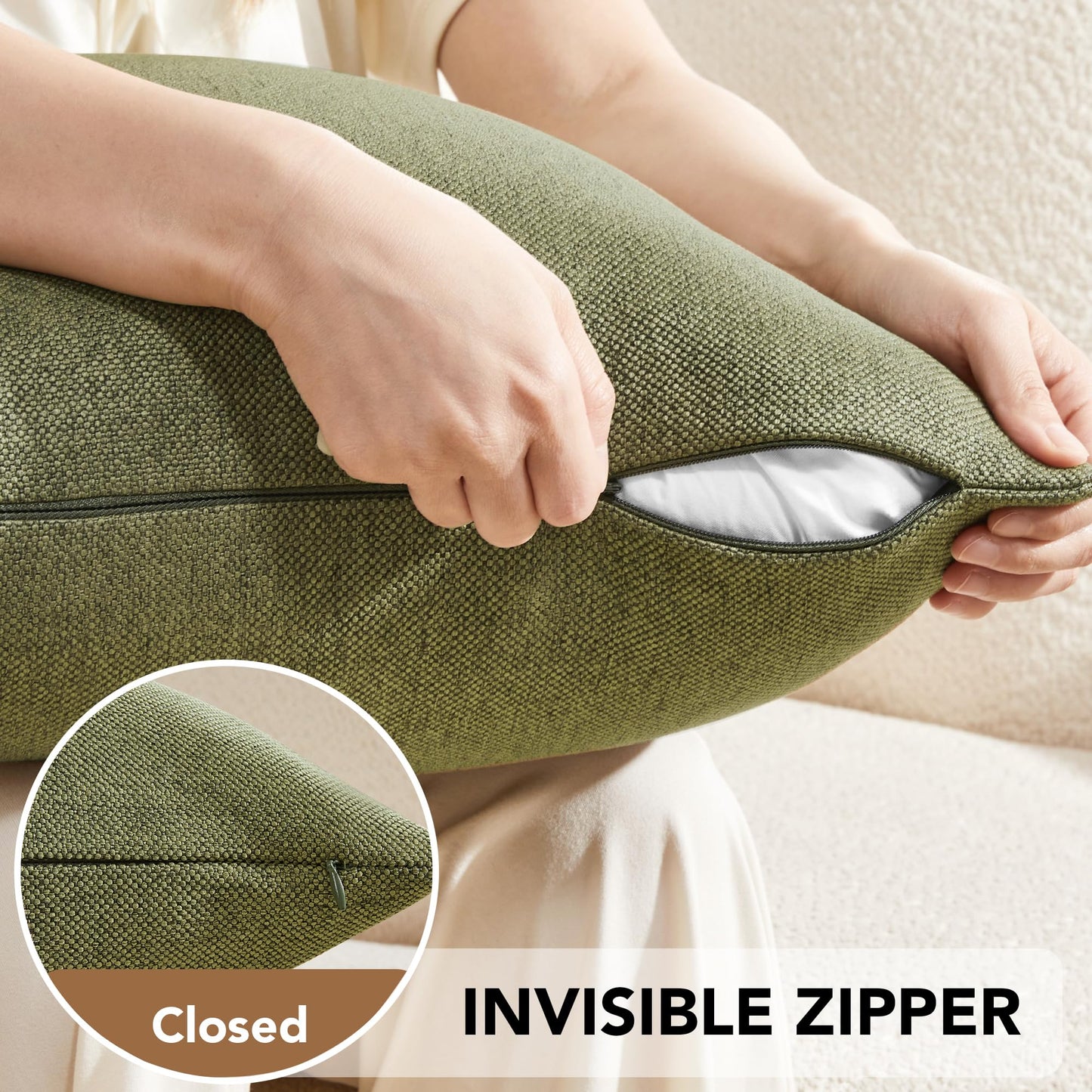 Saddle Brown Lumbar Pillow Covers, 12x20 Inch, 2PCS