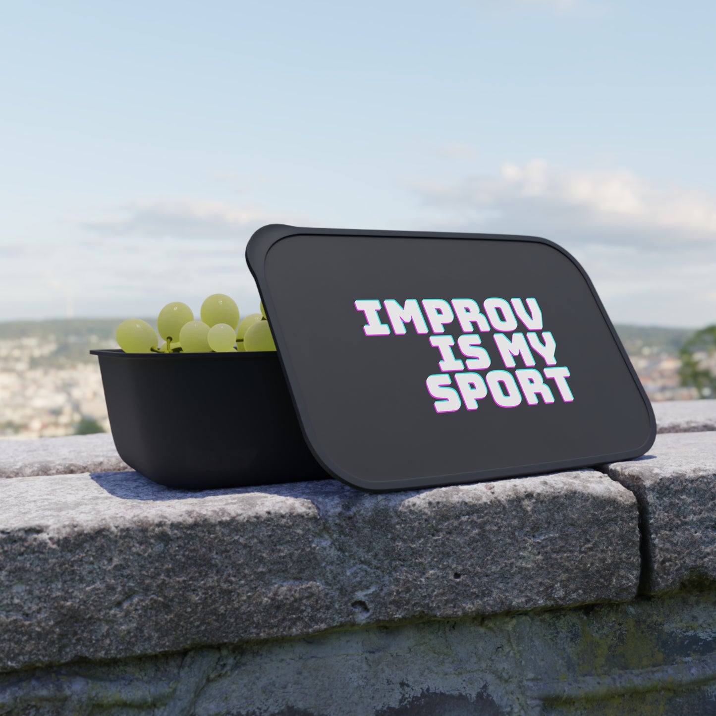 Improv is My Sport - PLA Bento Box with Band and Utensils
