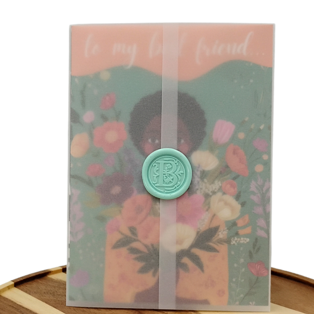 To my Best Friend - Blank Inner Card