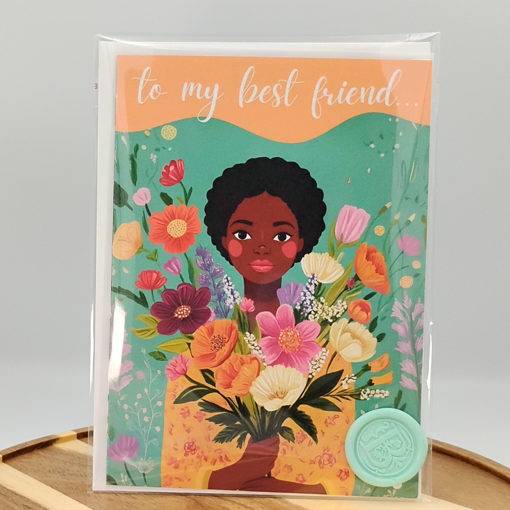 To my Best Friend - Blank Inner Card