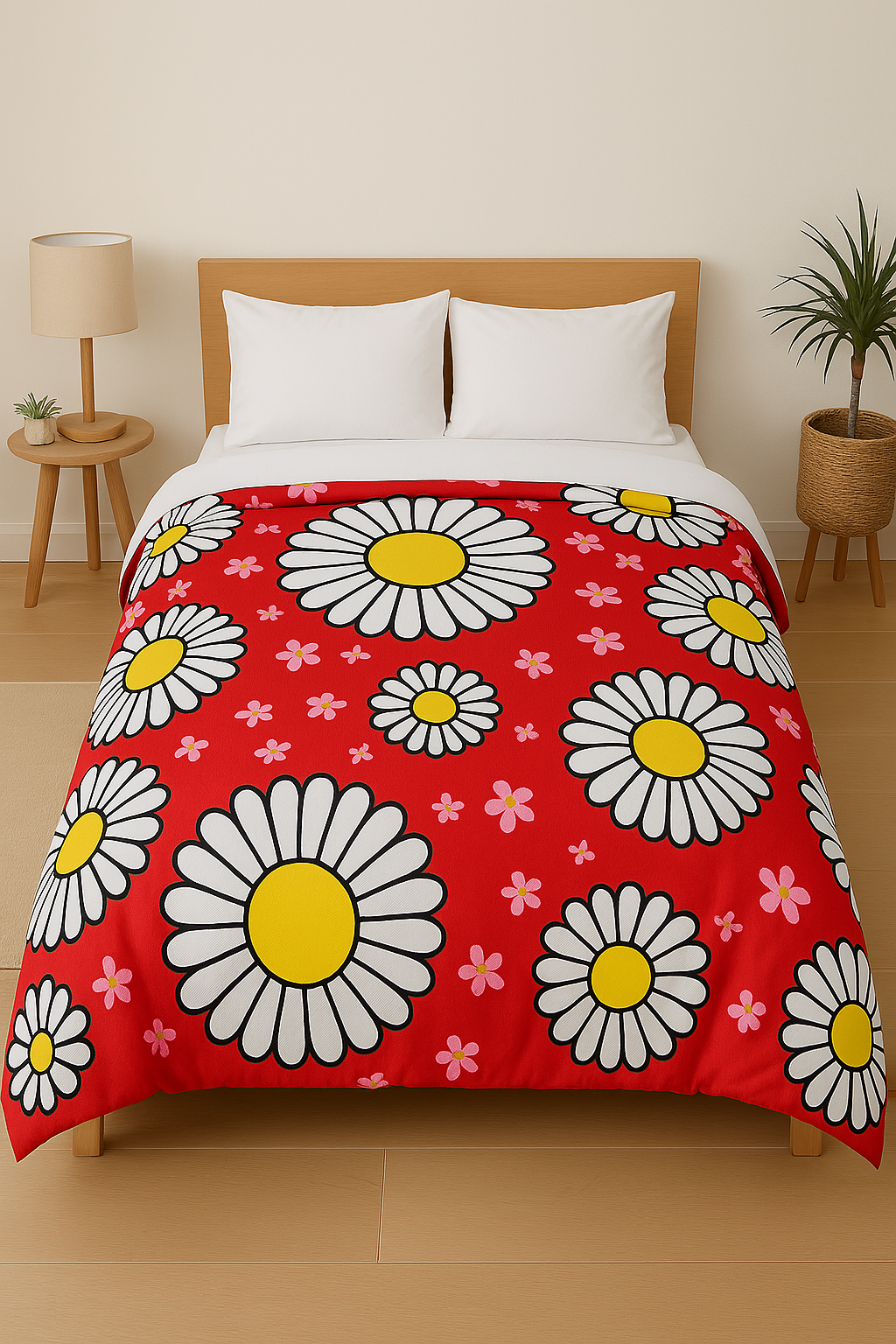 Daisy Microfiber Comforter Queen