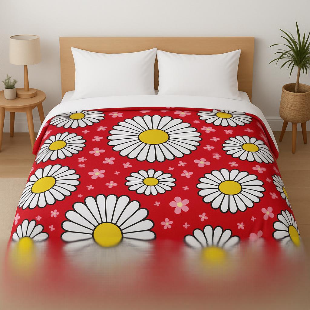 Daisy Microfiber Comforter Queen