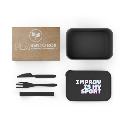 Improv is My Sport - PLA Bento Box with Band and Utensils