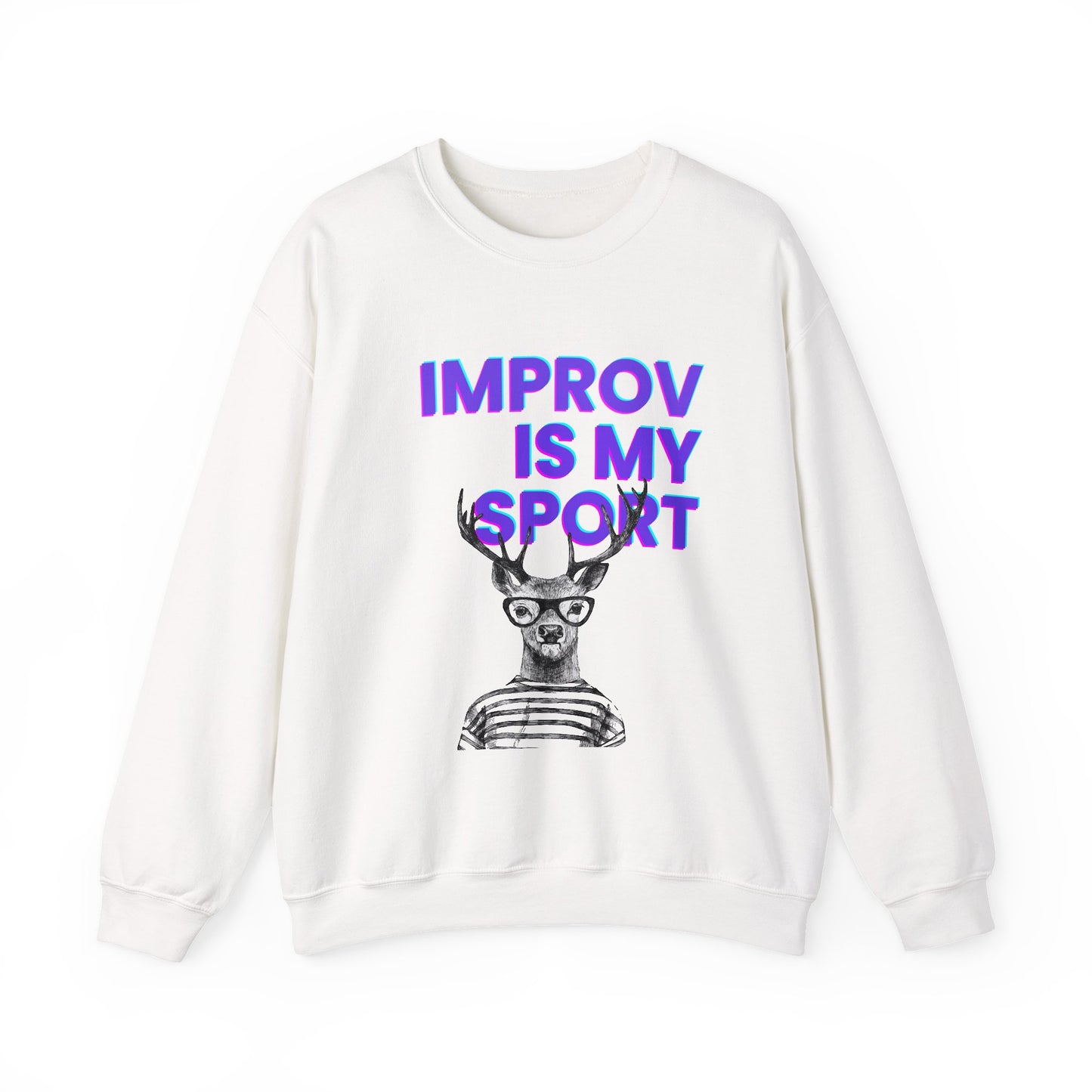 Improv is My Sport Unisex Heavy Blend™ Crewneck Sweatshirt