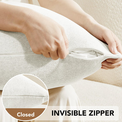 Saddle Brown Lumbar Pillow Covers, 12x20 Inch, 2PCS