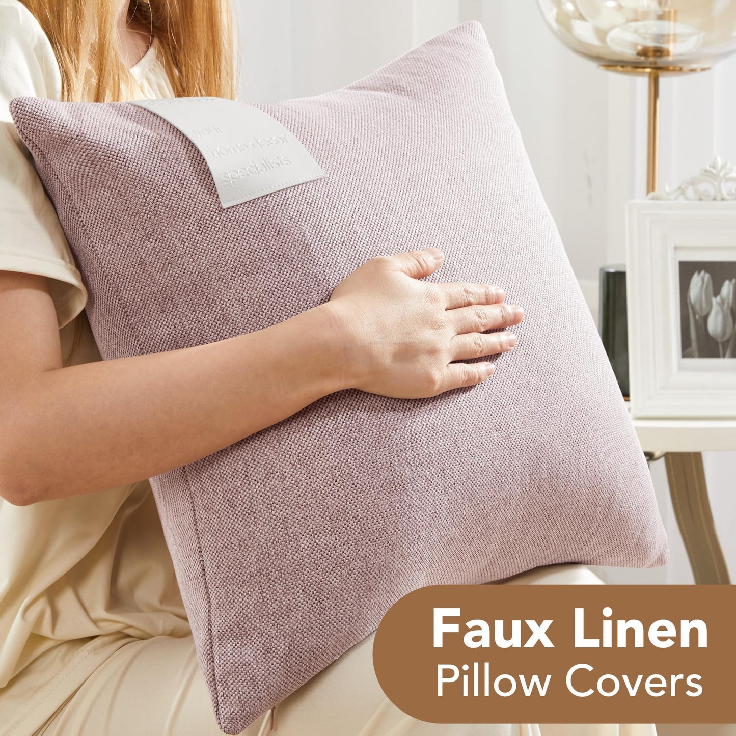 Saddle Brown Lumbar Pillow Covers, 12x20 Inch, 2PCS
