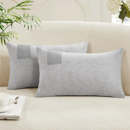 Saddle Brown Lumbar Pillow Covers, 12x20 Inch, 2PCS