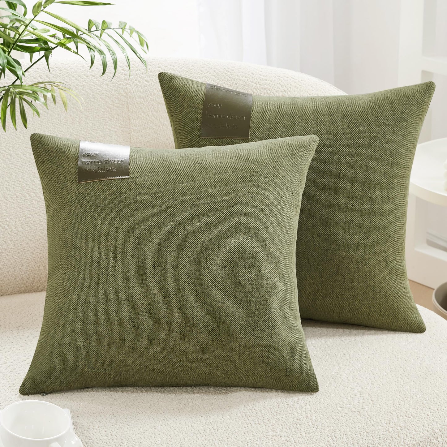 Saddle Brown Lumbar Pillow Covers, 12x20 Inch, 2PCS