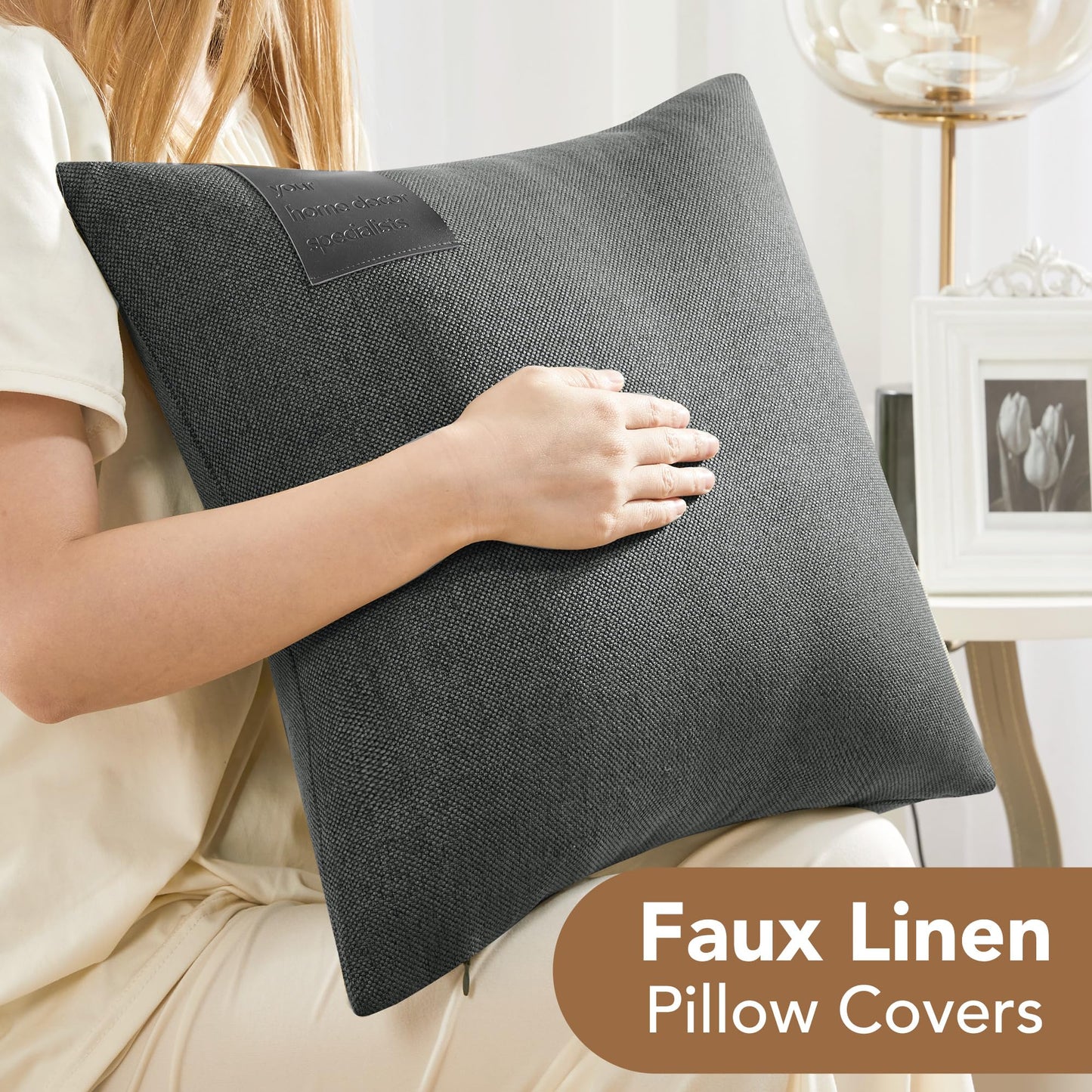 Saddle Brown Lumbar Pillow Covers, 12x20 Inch, 2PCS