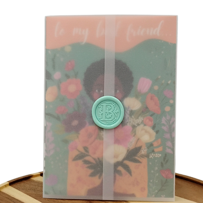 To my Best Friend - Blank Inner Card