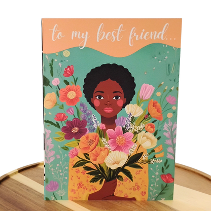 To my Best Friend - Blank Inner Card