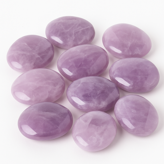 Purple Rose Quartz Palm Stones – Sold by the Pound