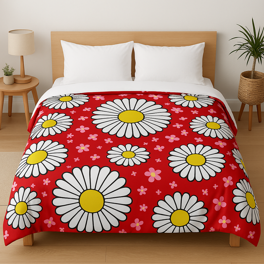 Daisy Microfiber Comforter Queen