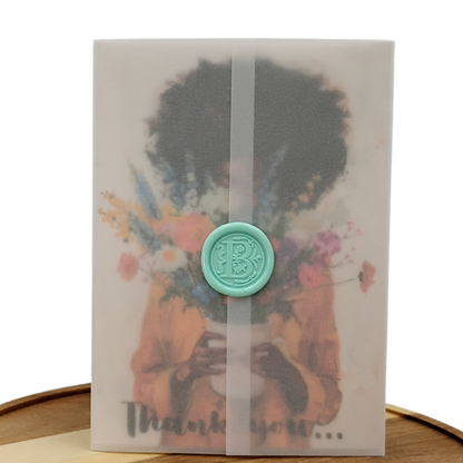Thank You & Appreciation Card  for Mothers or Anyone who has Nurtured You
